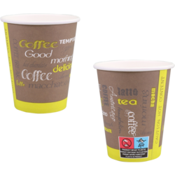 Timmers - Kaffeebecher Pappe 250cc 'Coffee to Go' Limetta 50 Stück