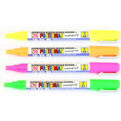 Posterman - Kreidemarker PMA-20, schmale Spitze, 1 mm, fluoreszierend grün