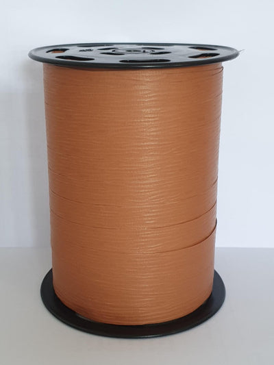 Kräuselband – Papieroptik, 10 mm x 250 m, Farbe 471 Rost/Karamell