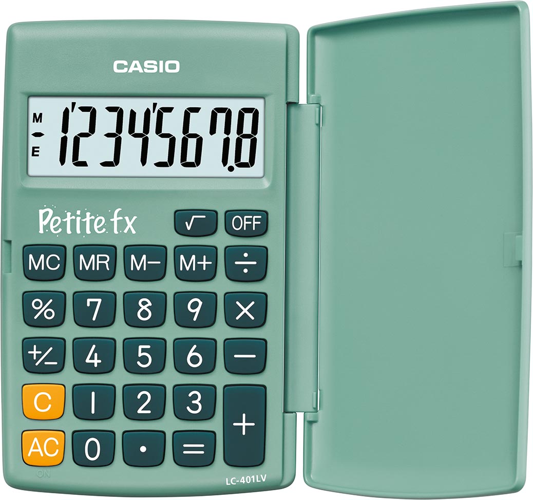 Casio - Petite FX Taschenrechner, grün