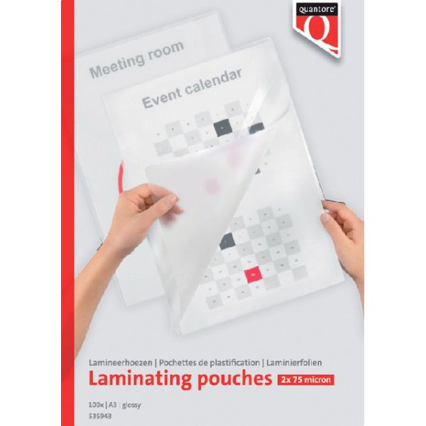 Quantore - Laminierhülle A3 2x75micron 100 Stück