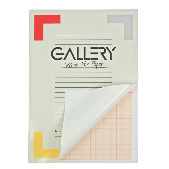 Galerie – Millimeterpapier, 21 x 29,7 cm (A4), Block mit 50 Blatt