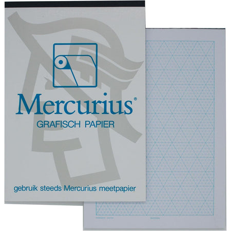 Mercury – isometrisches Grafikpapier, 50 Blatt, ft A4
