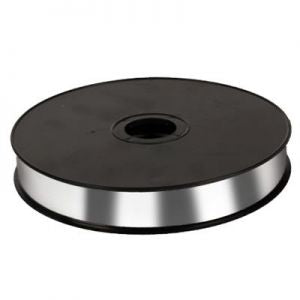 Metallisches Kräuselband 19 mm x 100 Meter Silber