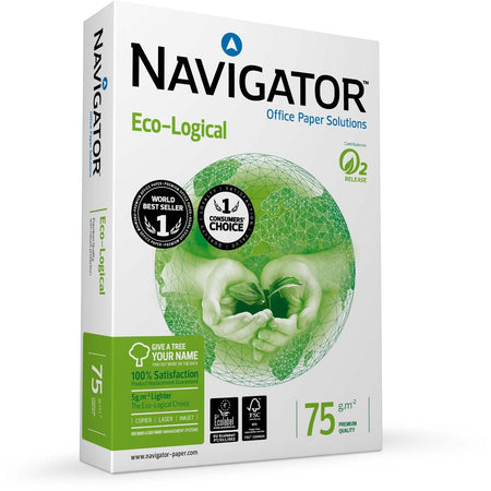 Navigator - Eco-Logical-Druckpapier ft A3, 75 g, Packung mit 500 Blatt