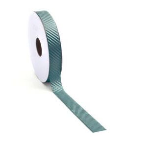 Schräges Luxusband Petrol 15 mm x 15 Meter