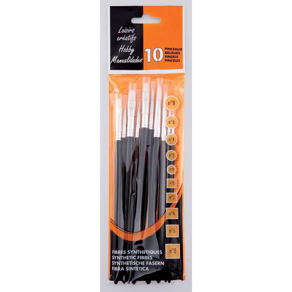 Klika - Hobbypinsel, 10er-Set
