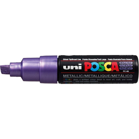 Posca - Paintmarker Uni PC8K breit diagonal metallic lila