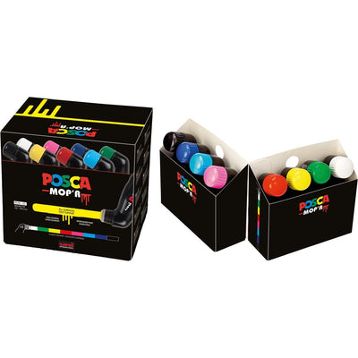 Posca - Paintmarker Uni PCM22 Mop'r sortiertes Set mit 8 Stück