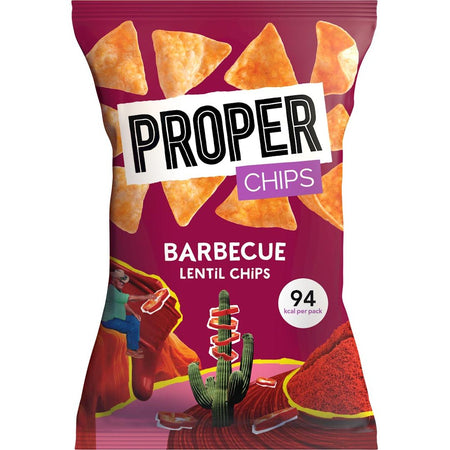 Richtig – Linsenchips Barbecue, Beutel mit 20 g