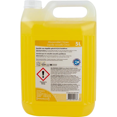 Primesource - Zitronen-Handgeschirrspülmittel, 5-l-Flasche