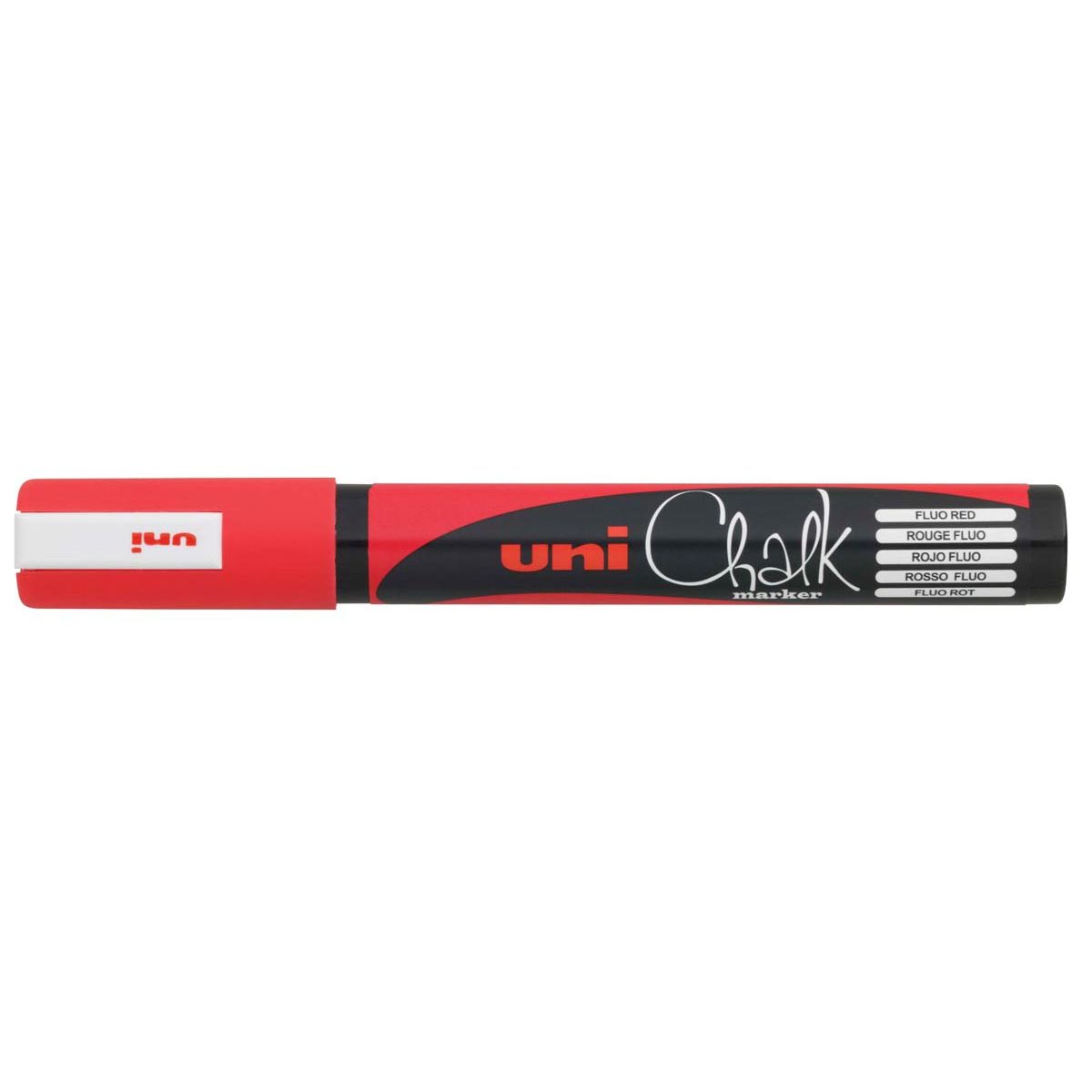 Uni-Ball – Kreidemarker rot, runde Spitze von 1,8 2,5 mm