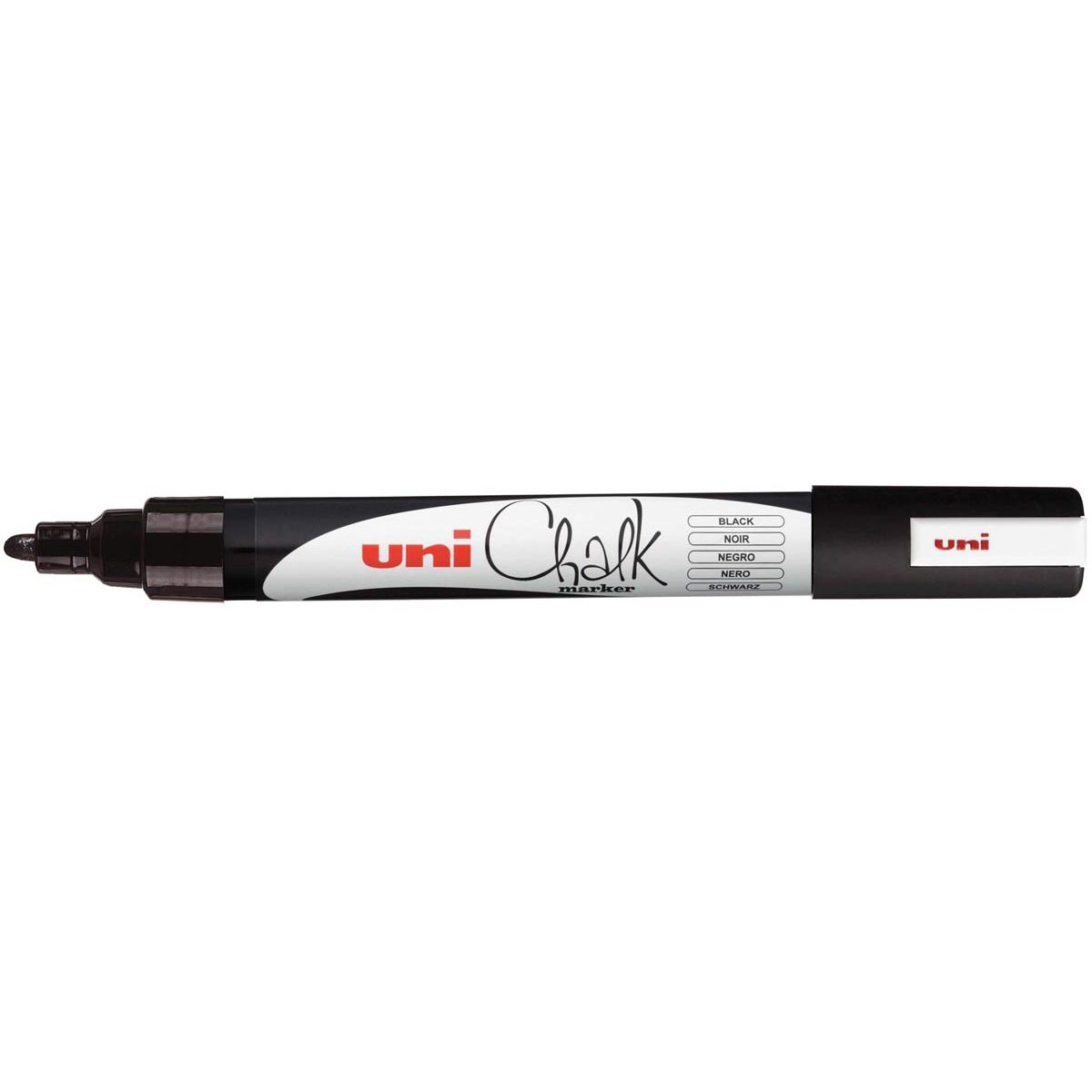 Uni-Ball - Kreidemarker Kreide rund 1,8-2,5 mm schwarz