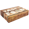 Klika - Catering-Box | Leckeres Essen | Karton + PP | 357x247x80mm | 10 Stück