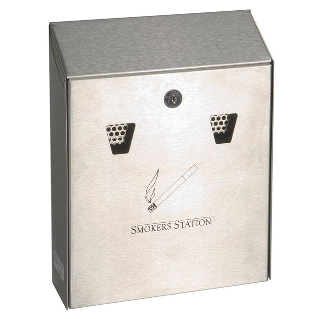 Rubbermaid Commercial Products – Wandaschenbecher, 25,4 x 7,6 x 31,8 cm, verzinkter Stahl