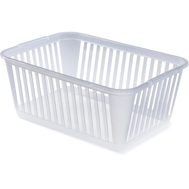 Whitefurze – Mittlerer Aufbewahrungskorb 37 cm, transparent