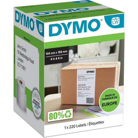 Dymo - Etiket LabelWriter 5XL Versandetikett 104x159mm 1 Rolle mit 220 Stück weiß