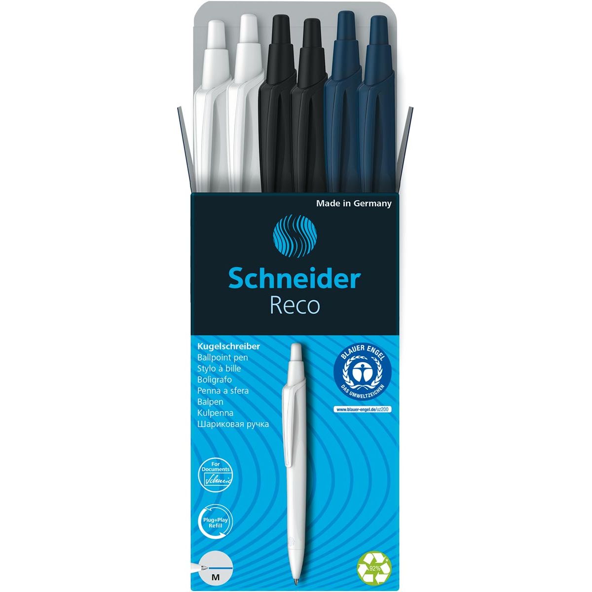 Schneider - Reco Kugelschreiberetui à 6 Stück