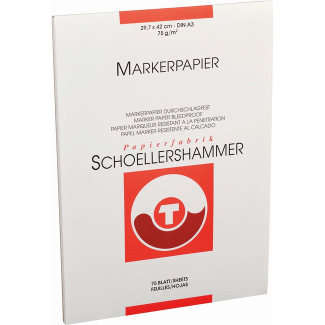 Schoellershammer - Markierungsblock A3 75gr weiß