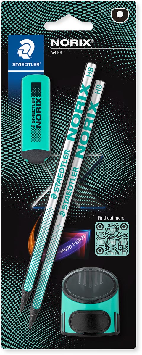 Staedtler - Graphitstift Norix Blister 2 Stück HB schwarz grün