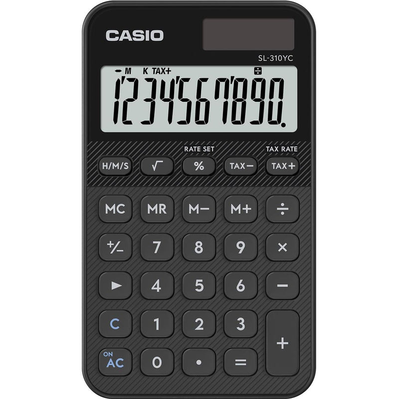 Casio -  zakrekenmachine SL-310YC, zwart