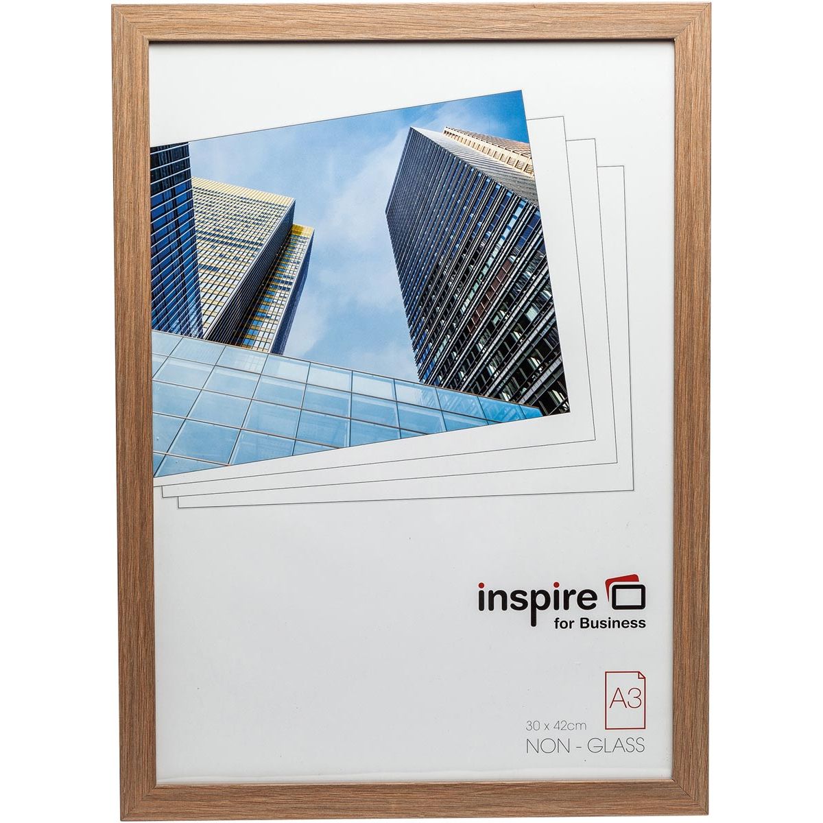 The Photo Album Company – Hampton-Fotorahmen Sorbonne, aus 2 cm MDF, Eicheneffekt, A3
