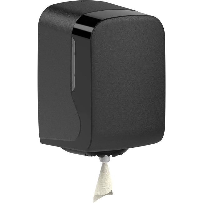 Zonder merk -  Spotless poetspapierdispenser Midi, zwart