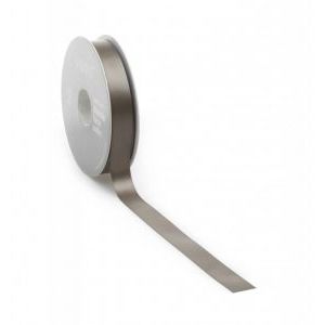 Satinband PREMIUM Double Face 25 mm x 25 Meter Taupe