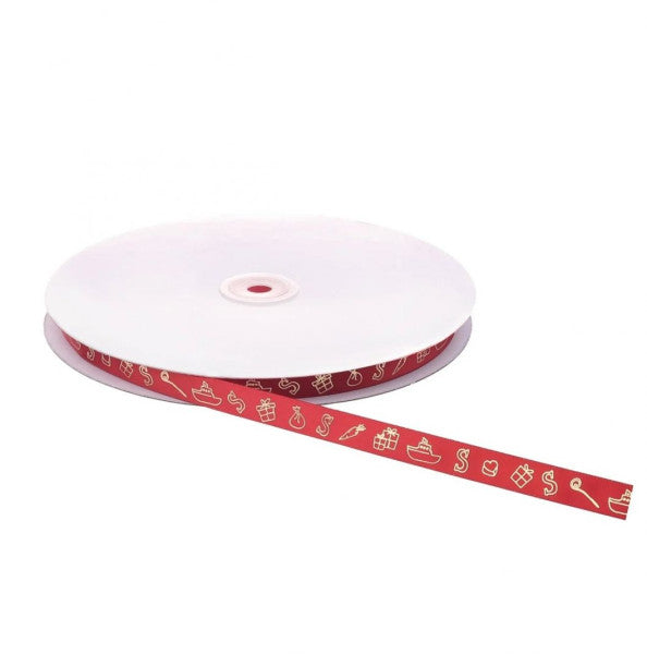 Satin Sint Band rot 12 mm x 100 Meter