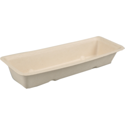 Snackbehälter Zuckerrohrmark A14 190x118x36mm 50 Stück