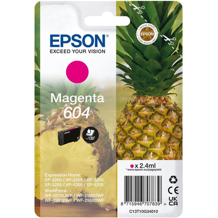 Epson - Tintenpatrone 604 T10G34 rot
