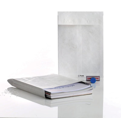Tyvek - Faltenbalgumschläge ft 229 x 324 x 38 mm, Packung mit 20 Stück