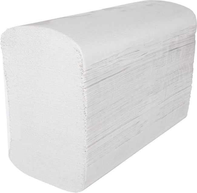Zonder merk -  Papieren handdoeken, multifold, 2-laags, ft 21 x 24 cm, 200 vellen, pak van 15 stuks
