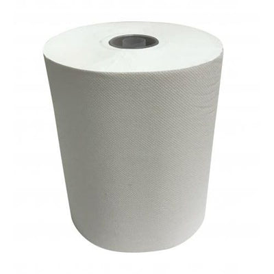 Zonder merk -  Papieren handdoeken Matic voor dispenser, 2-laags, blauw, 130 m, pak van 6 rollen