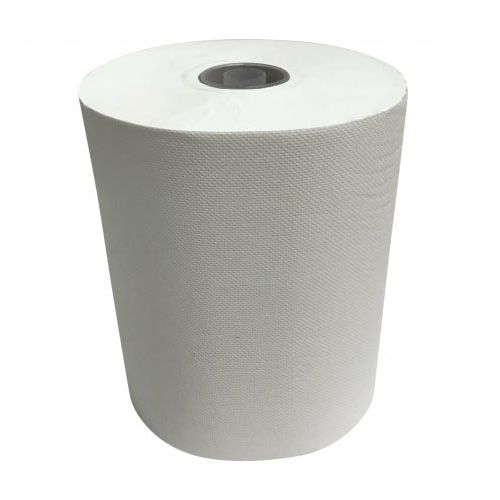 Zonder merk -  Papieren handdoeken Matic voor dispenser, 2-laags, blauw, 130 m, pak van 6 rollen