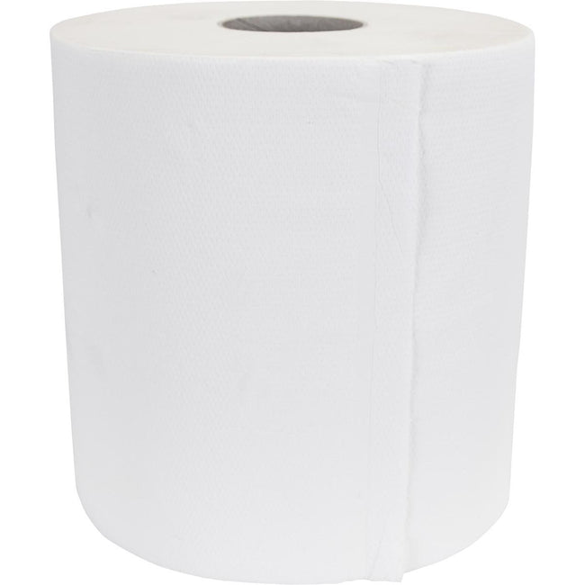 Zonder merk -  Poetspapier Midi, cellulose, 2-laags, 160 m, pak van 6 rollen