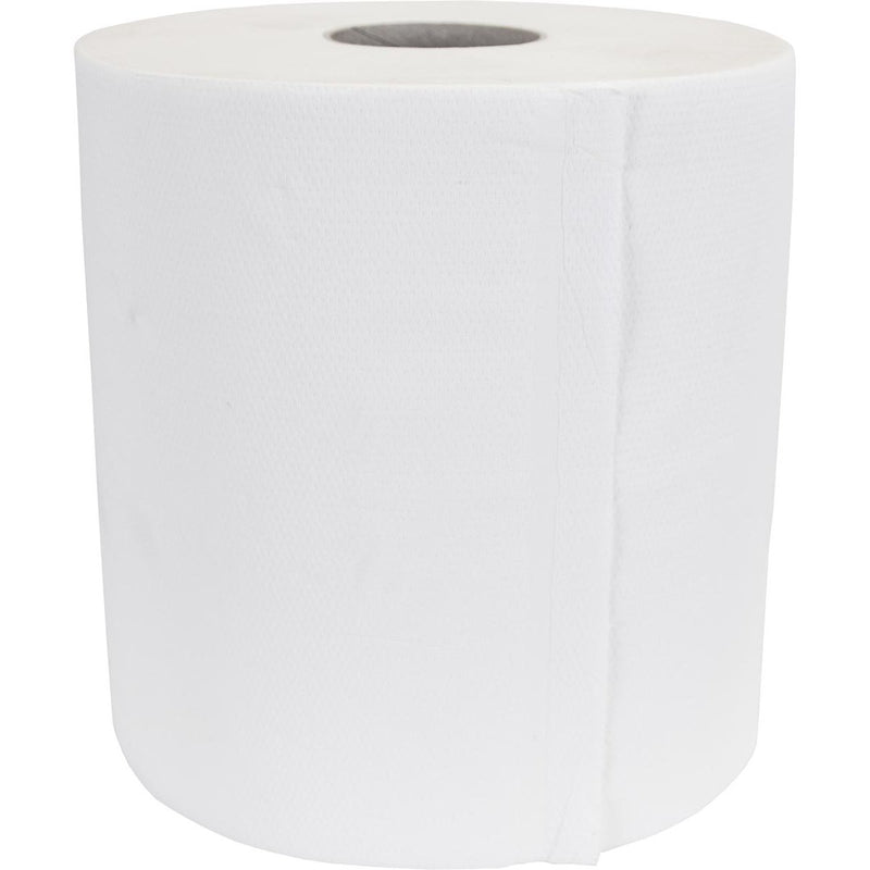 Zonder merk -  Poetspapier Midi, cellulose, 2-laags, 160 m, pak van 6 rollen