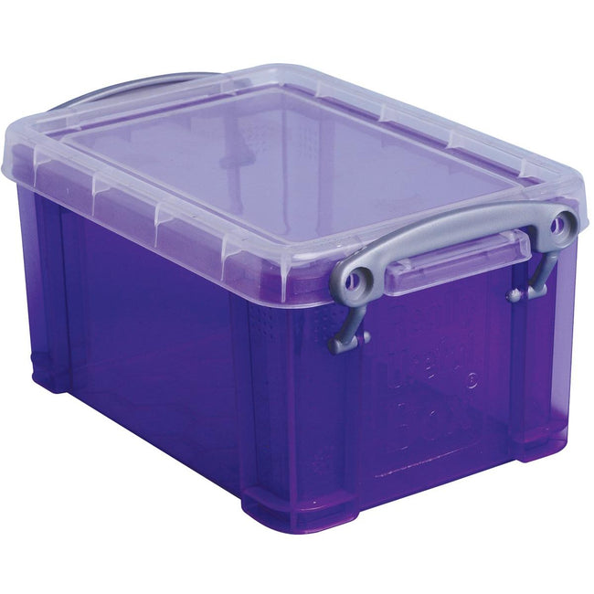 Really Useful Box – Box 0,7 Liter, transparent lila