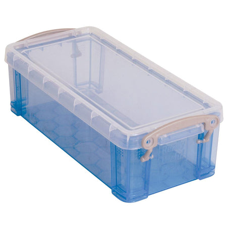 Really Useful Box – Box 0,9 Liter, transparent blau