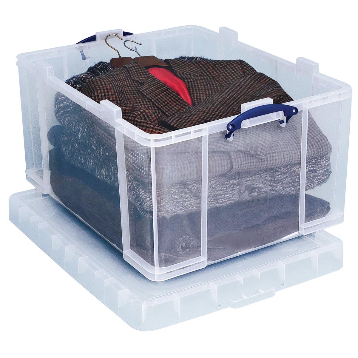Really Useful Box - Box Aufbewahrungsbox 145 Liter, transparent