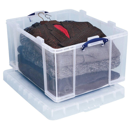Really Useful Box - Box Aufbewahrungsbox 145 Liter, transparent