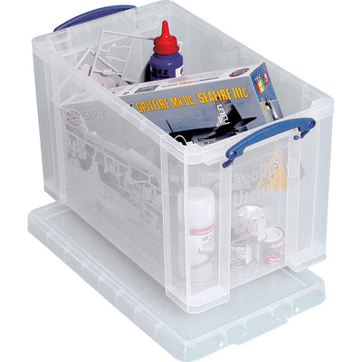 Really Useful Box - Box Aufbewahrungsbox 24 Liter, transparent