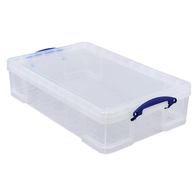 Really Useful Box - Box Aufbewahrungsbox 33 Liter, transparent