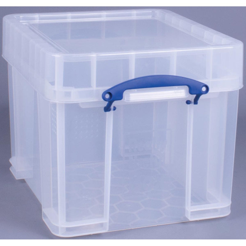 Really Useful Box -  Box 35 liter XL, transparant, per stuk verpakt in karton