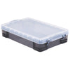 Really Useful Box - Box Aufbewahrungsbox 4 Liter, transparent geräuchert