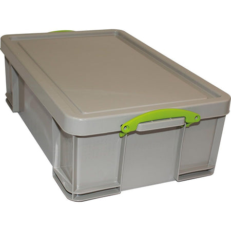 Really Useful Box - Box Aufbewahrungsbox 50 Liter, recycelt, grau