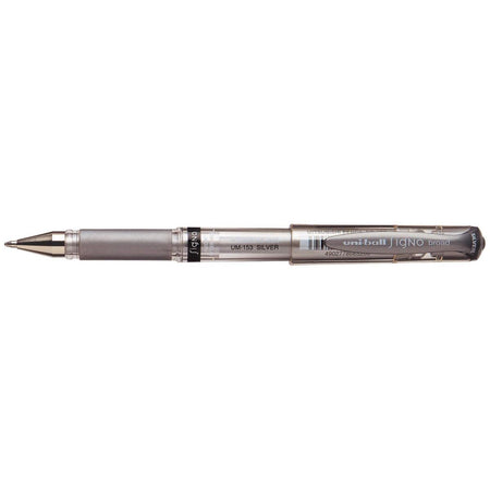 Uni-Ball - Roller Signo Broad Creative, breite Spitze, silber