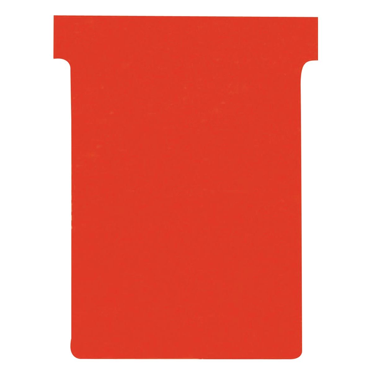 Nobo - T-Karte Nr.3 80mm rot 100 Stück