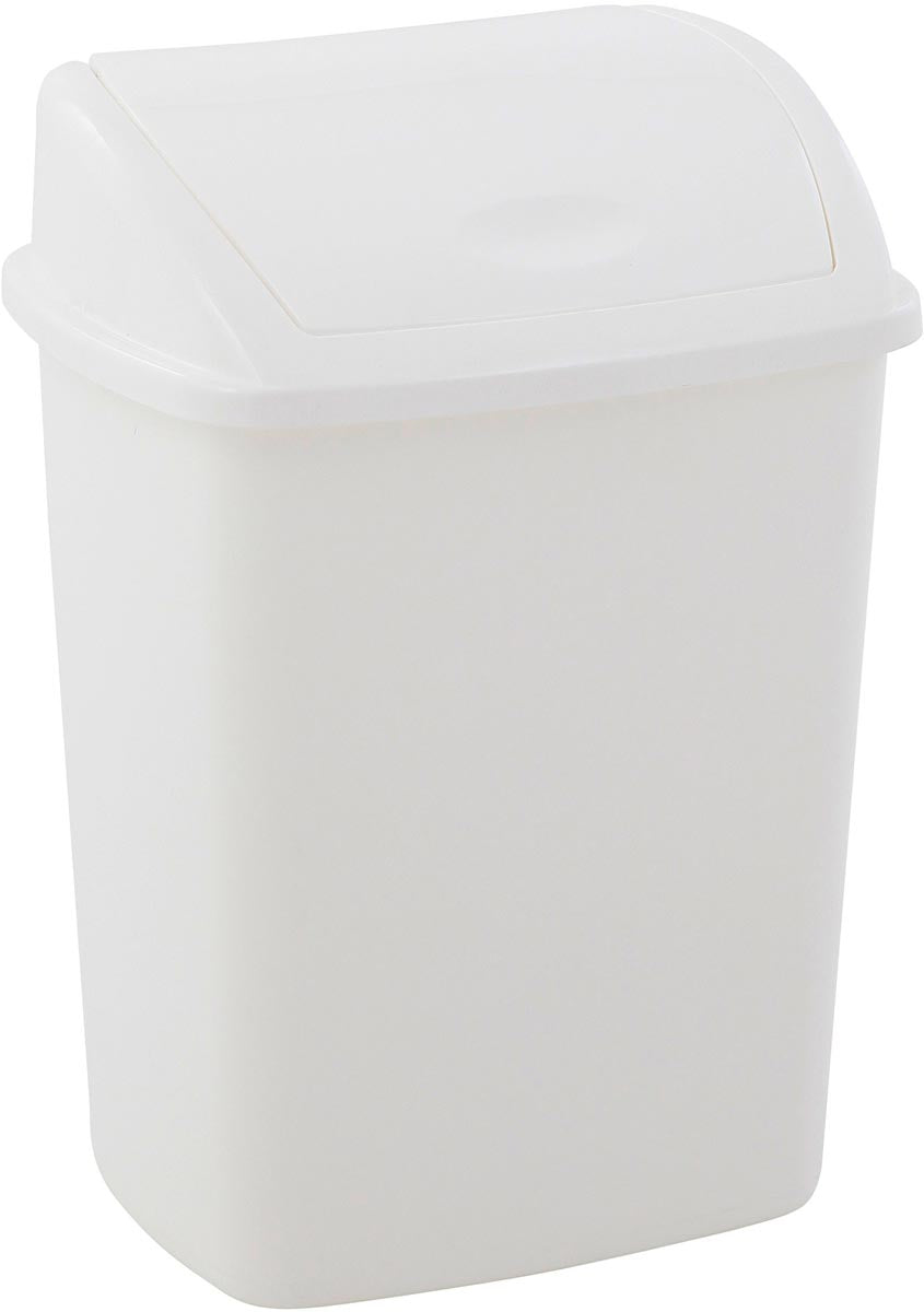 Vepa Bins -  Vuilbak met swingdeksel, 15 l, wit