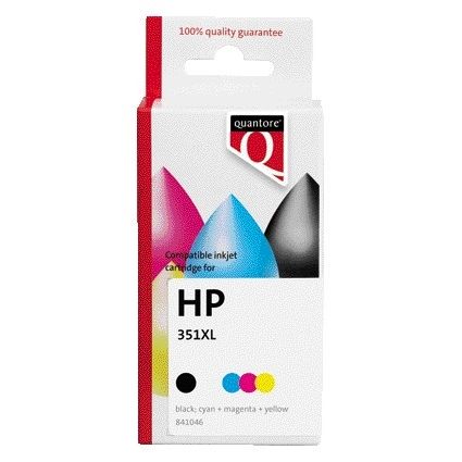 Quantore - Tintenpatronen-Alternative für CB338EE 351XL Farbe | 35 Stück